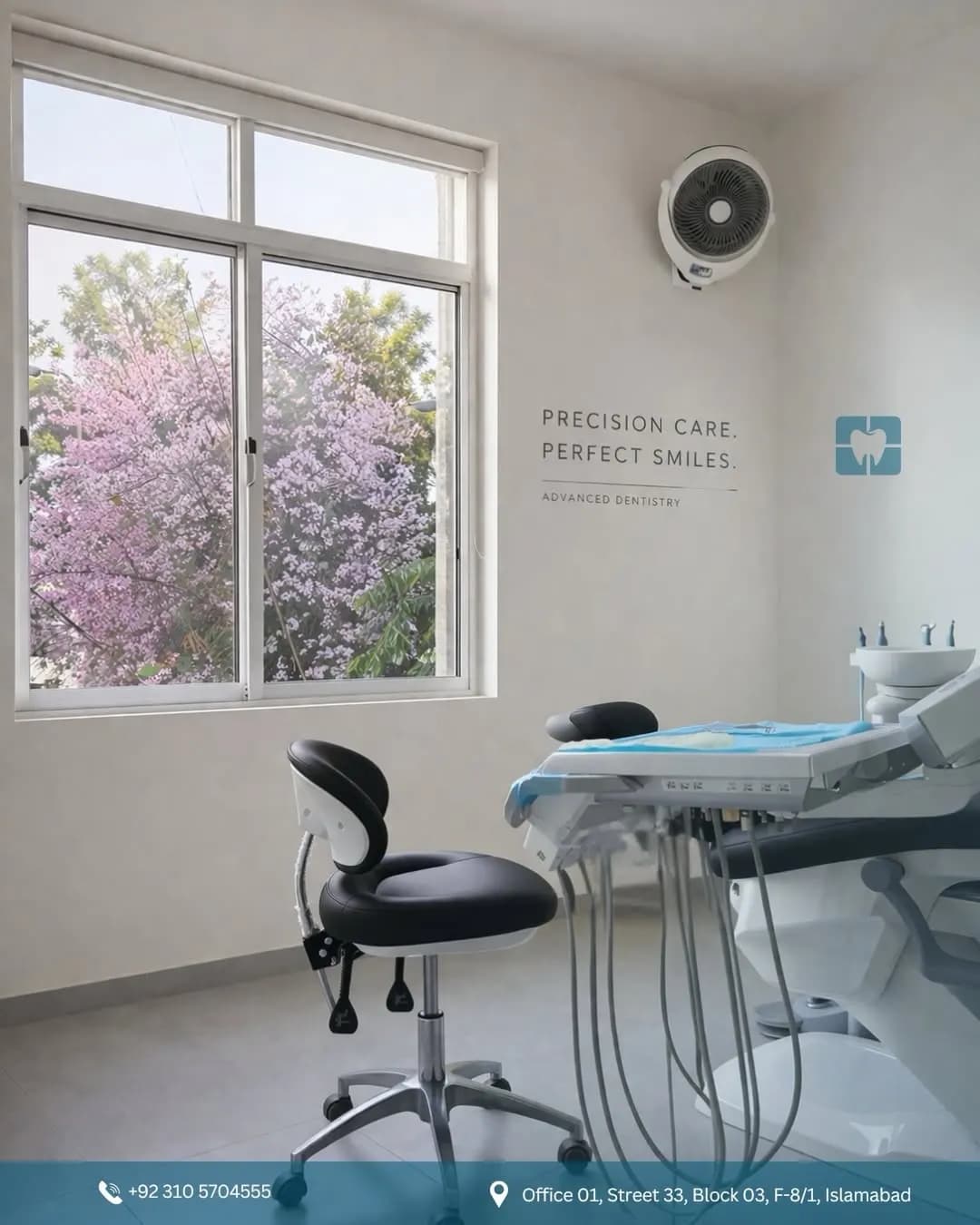 Modern dental treatment room at The Smile Xperts